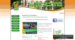 Desktop Screenshot of mfr-vauclusealpes.com